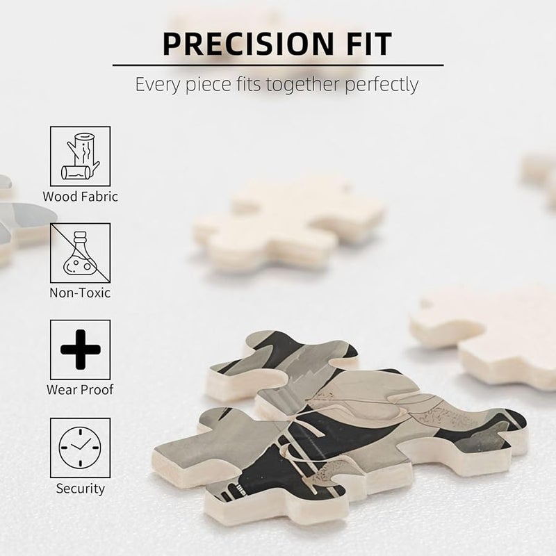 Phayah 1000 قطعة لغز زهرة اللوتس واليعسوب للبالغين ديكور المنزل 29.5 × 19.7 بوصة - Image 4